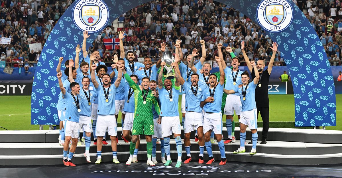 Supercoppa Europea Vince Il Manchester City Contro Il Siviglia Ai