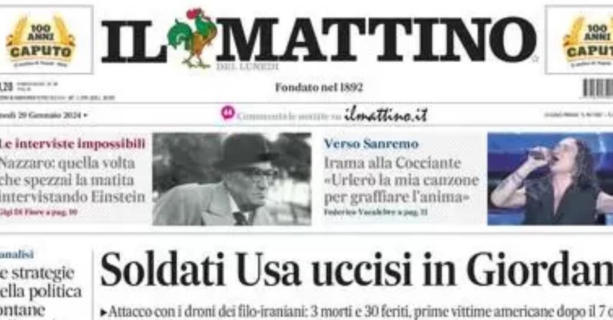 Prima Pagina Il Mattino Oggi Napoli Troppi Assenti Con La Lazio