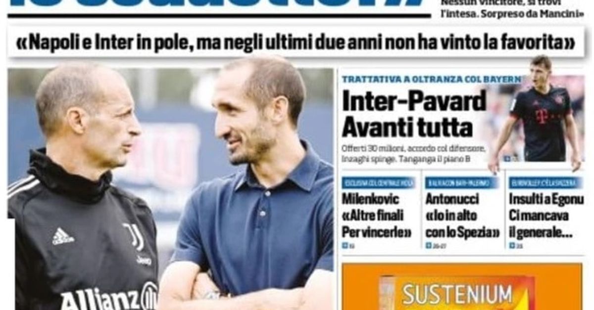 Edicola Ts Inter Pavard Avanti Tutta Trattativa Ad Oltranza Col