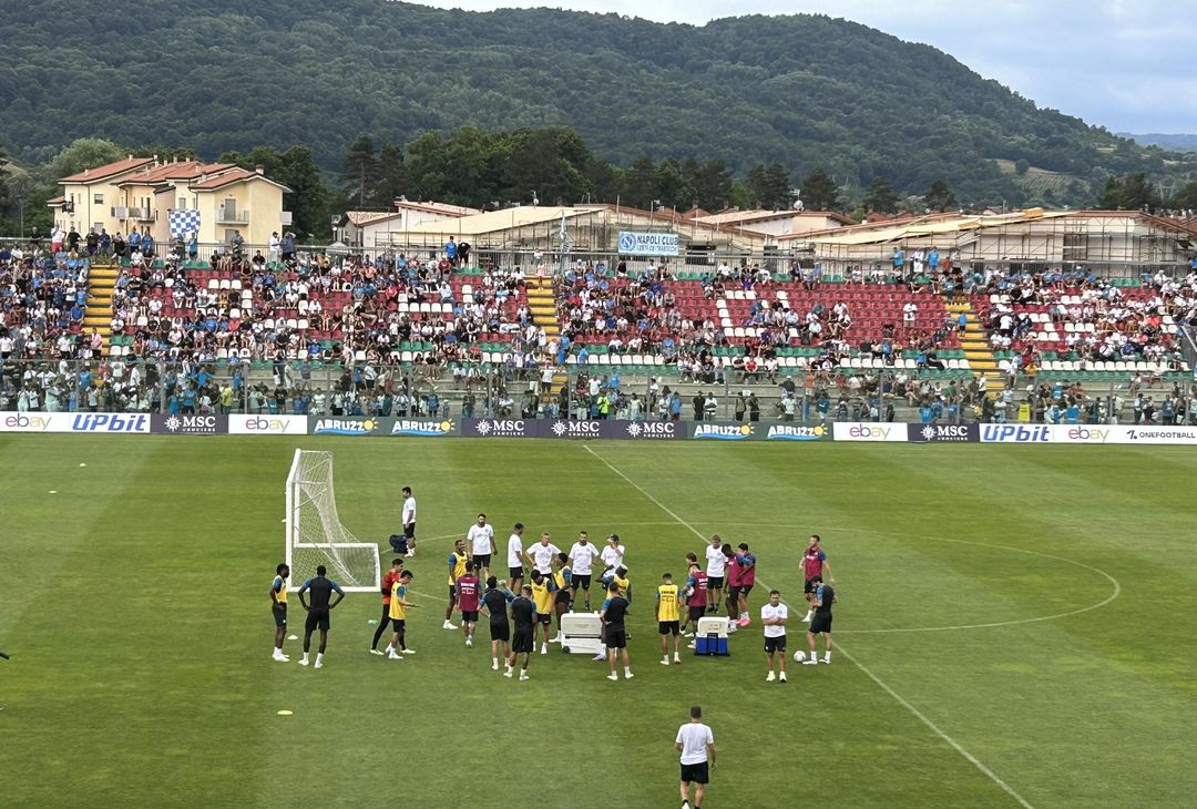 GALLERY Garcia raduna la banda azzurra il Napoli è a colloquio con