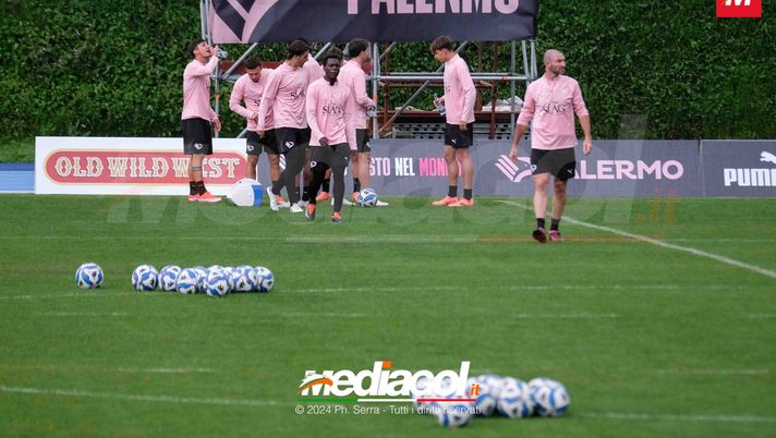 Palermo Allenamento Mattutino A Torretta Domani Dionisi Mediagol