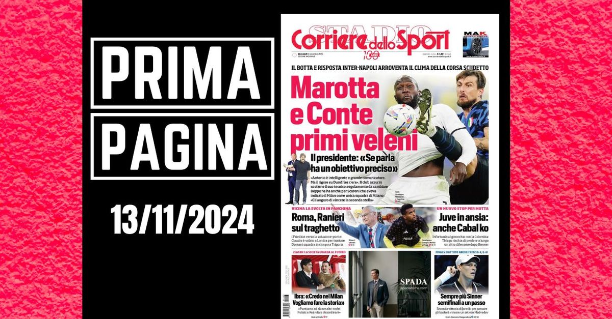 Prima Pagina Corriere Dello Sport Ibrahimovic Credo Nel Milan