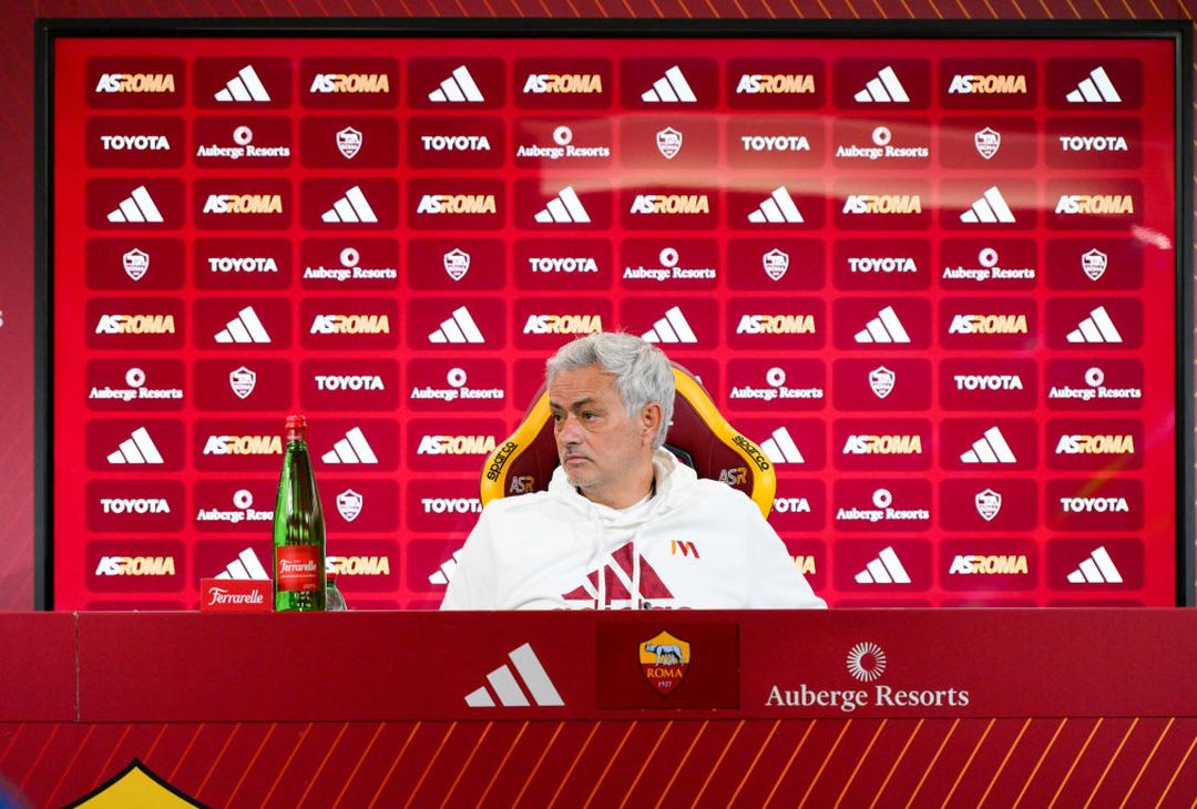 Trigoria La Conferenza Stampa Di Mourinho Prima Di Milan Roma