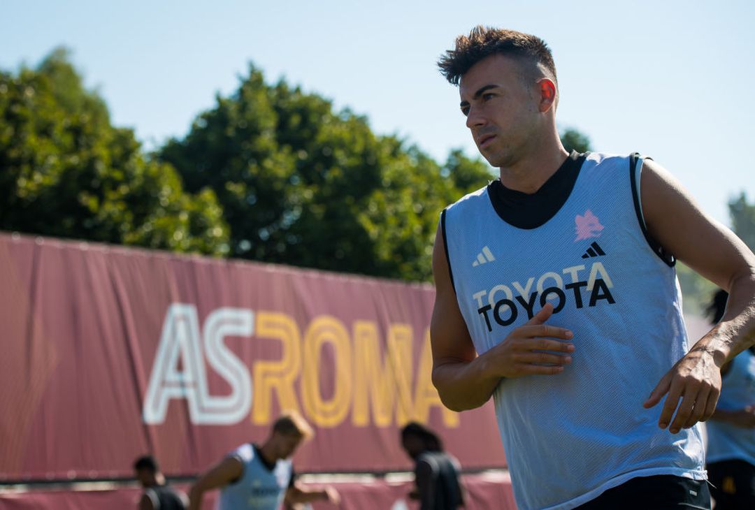 Roma Allenamento Mattutino A Trigoria In Vista DellHellas Verona