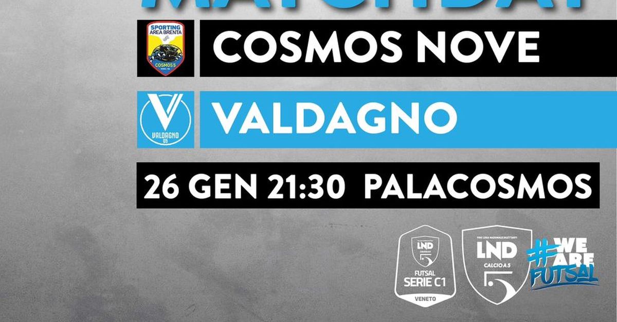 Calcio A 5 Tutto Pronto Per Il Derby Tra Il Cosmos Nove E Il Valdagno