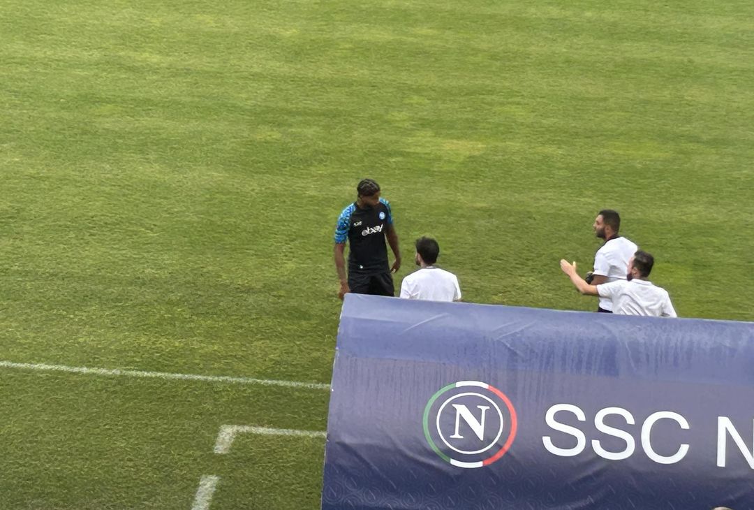 Gallery Il Primo Allenamento Di Cajuste Con La Maglia Del Napoli