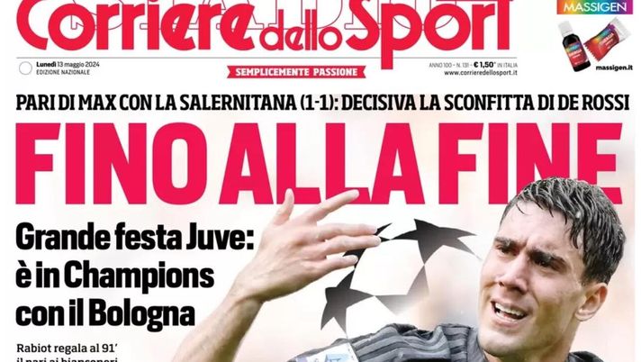 Prima Pagina Corriere Dello Sport Oggi Grande Festa Juve In