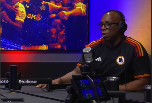 Ian Wirght in diretta con la terza maglia della Roma: i social si scatenano- immagine 2