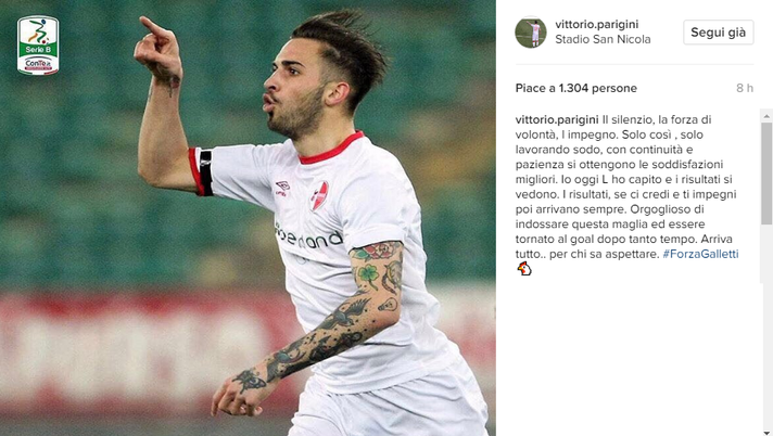 Parigini, per il Bari una rete alla Ljajic e un assist Parigini, per il Bari una rete alla Ljajic e un assist - immagine 1