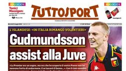 EDICOLA / TS: Gudmundsson, assist alla Juve. “In Italia resto volentieri”