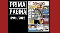 Prima pagina Tuttosport: “Vlahovic, Morata doppia sfida”