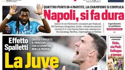 Il Napoli sui media: le prime pagine dei quotidiani di oggi
