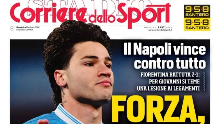 Prime pagine giornali sportivi oggi: il Napoli sui media- immagine 1