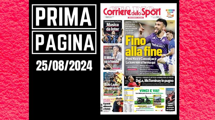 Prima pagina Corriere dello Sport: Milan, piano strategico fallimentare