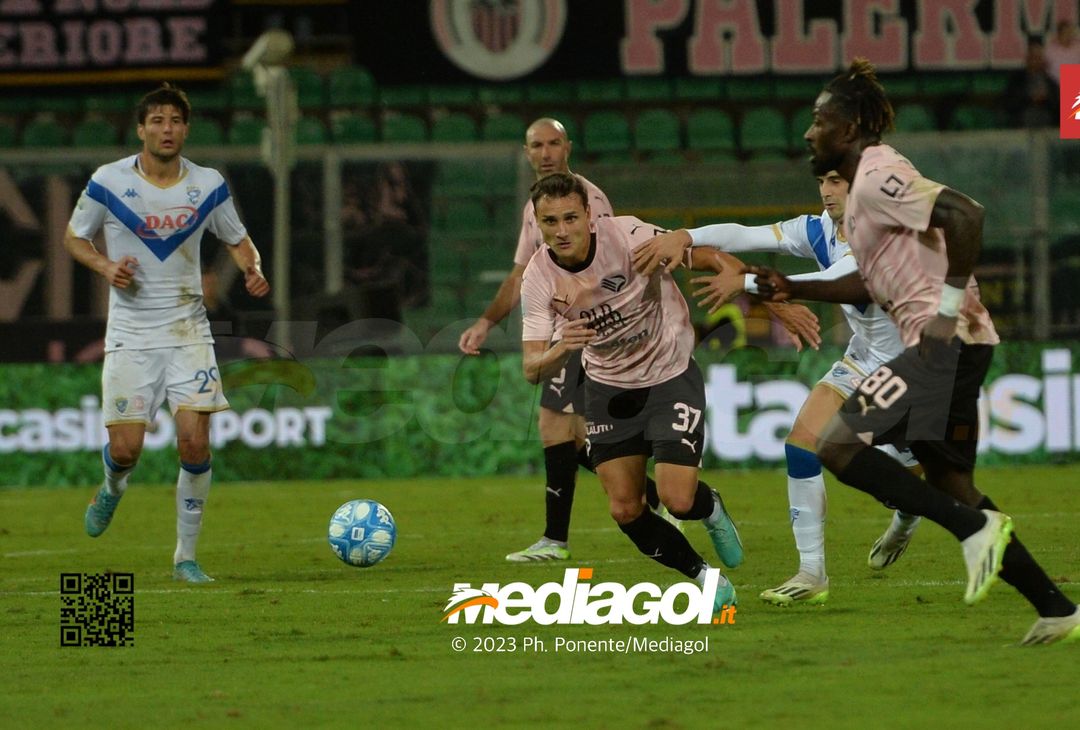 FOTO Palermo-Brescia 1-0, recupero 2ª giornata Serie B 2023-2024 (GALLERY) - immagine 48