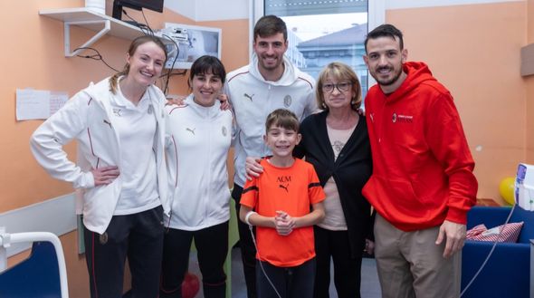 Fondazione Milan, i rossoneri e le rossonere: priorità ai piccoli pazienti del Policlinico- immagine 2