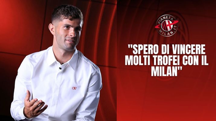 L'intervista di Christian Pulisic (attaccante AC Milan) ai microfoni di 'Milan TV' | News (Getty Images) intervista Pulisic AC Milan
