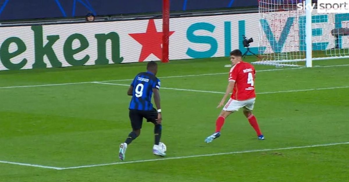 VIDEO / CL, Benfica-Inter: Thuram Entra E Guadagna Rigore. Sul ...