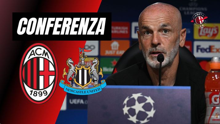 Conferenza stampa Pioli AC Milan Milan-Newcastle Champions League 2023-2024