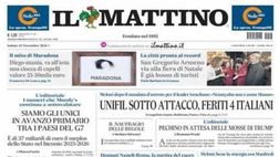 PRIMA PAGINA IL MATTINO OGGI: “Conte-Ranieri, sfida da tutto esaurito”