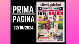 Prima pagina Gazzetta dello Sport: “Milan, Fonseca rilancia Leao e Theo”
