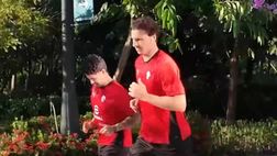 Immaginate una corsa al parco con Ibrahimovic, Pato e Serginho…