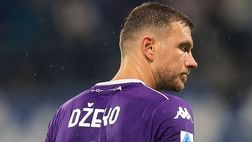 La Fiorentina si affida a Dzeko. Gazzetta: “Prova il rilancio anche in campionato”