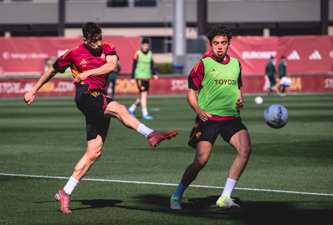 Roma, l’allenamento a Trigoria a tre giorni dal Pisa – FOTO GALLERY - immagine 19