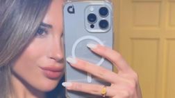 VIDEO / Il look di lady Lautaro intriga i fan: le immagini sexy prima dell’uscita a cena