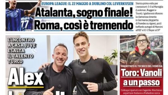 EDICOLA / TS: Atalanta, sogno finale. Roma, così è tremendo - immagine 1