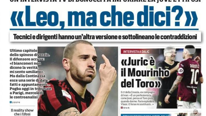 EDICOLA / TS, Stramaccioni: “Inter, Che bravo Thuram”. Bonucci fa infuriare la Juve - immagine 1