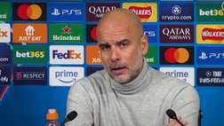 I graffi su testa e naso di Guardiola incuriosiscono un giornalista: la risposta del tecnico
