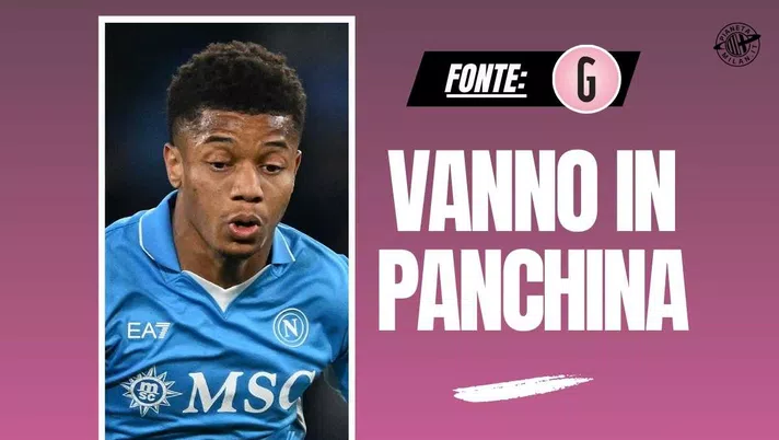 Napoli-Milan, inizialmente fuori Anguissa e Neres. Conte, dubbi sul modulo