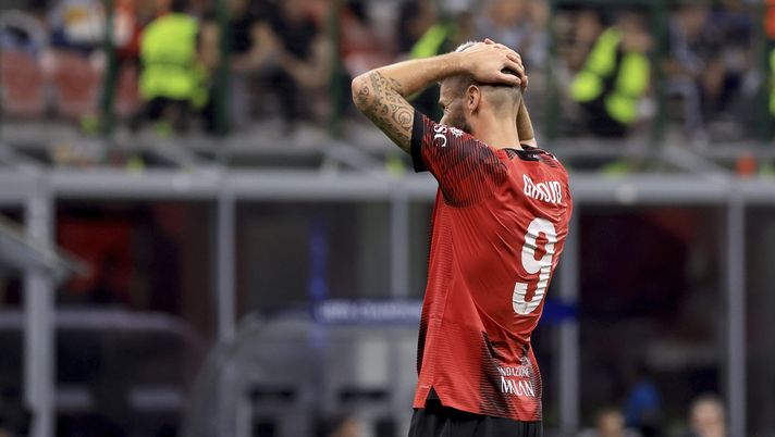 Olivier Giroud AC Milan Milan-Newcastle 0-0 Champions League 2023-2024