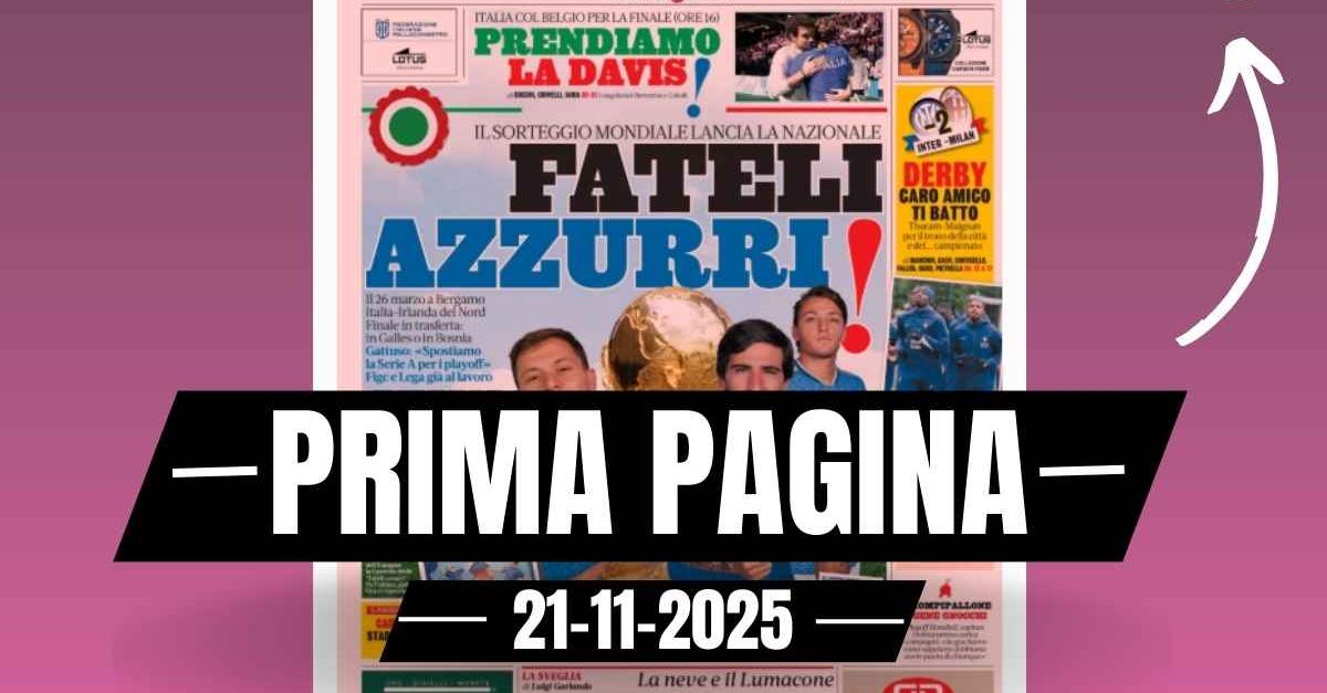 prima pagina gazzetta dello sport derby inter milan caro amico ti batto