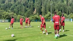 Torino, la giornata: doppia seduta di allenamento a Pinzolo