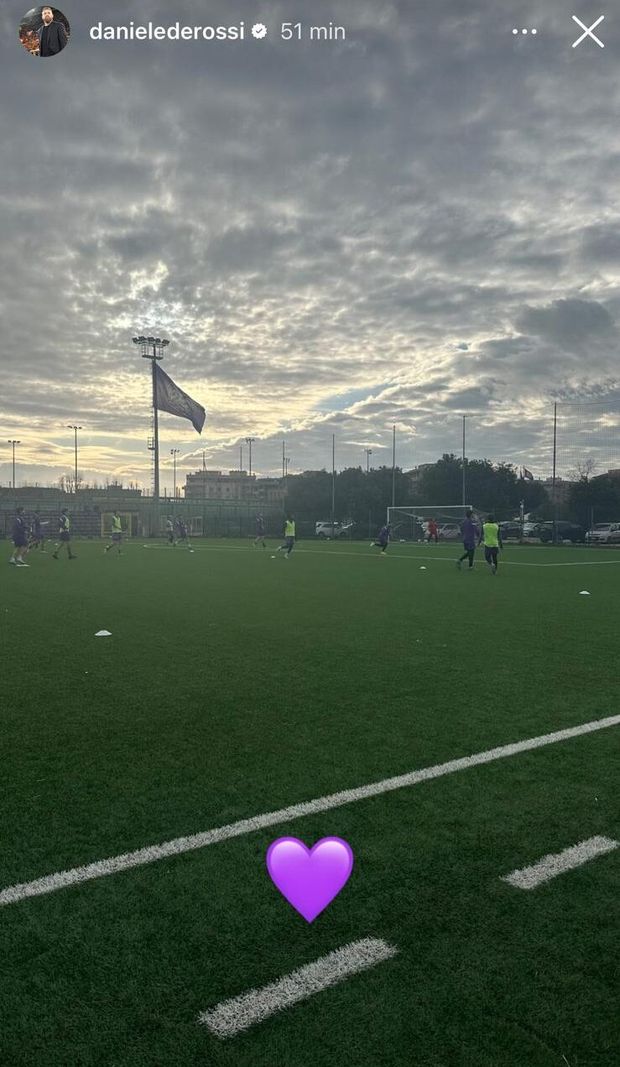 Ostiamare, De Rossi segue l’allenamento della squadra a bordocampo- immagine 2