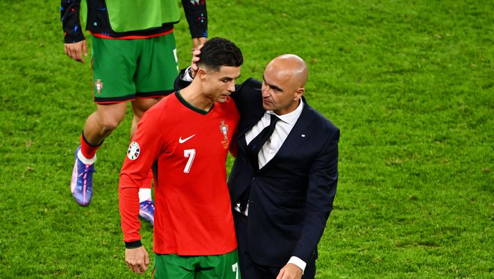 Roberto Martinez e Cristiano Ronaldo Roberto Martinez e Cristiano Ronaldo