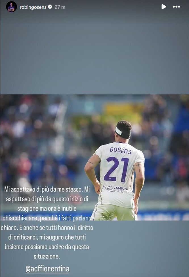 Gosens: “Mi aspettavo di più, ma ora è inutile chiacchierare. Usciamone insieme”- immagine 2