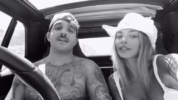 Geolier e Chiara Frattesi di nuovo insieme: eccoli cantare felici in macchina