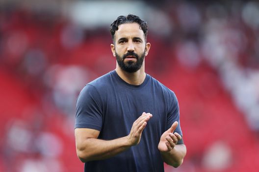 Ruben Amorim nel corso della partita contro l'Arsenal (Photo by Michael Regan/Getty Images)