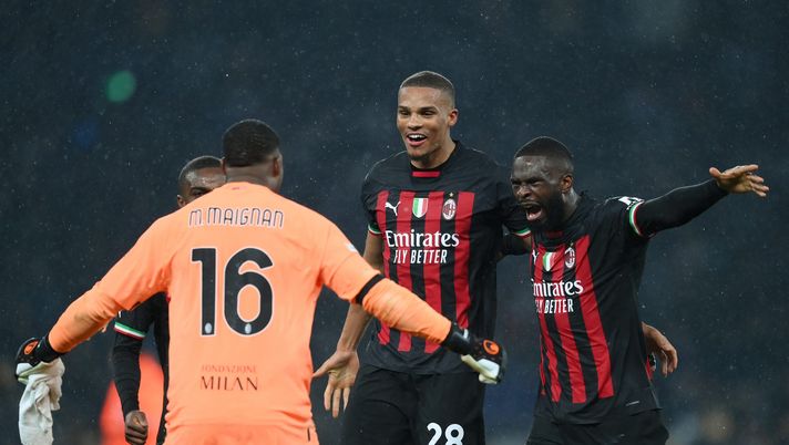 Maignan Tomori Thiaw Kalulu calciatori AC Milan