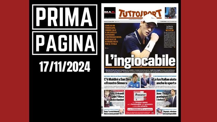 Prima pagina Tuttosport: Italia, c'è Maldini a San Siro