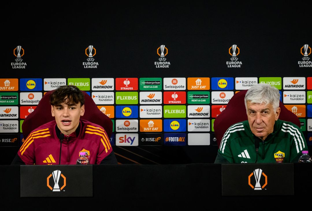 Roma-Stoccarda, la conferenza stampa di Gasperini e Pisilli – FOTO GALLERY - immagine 2