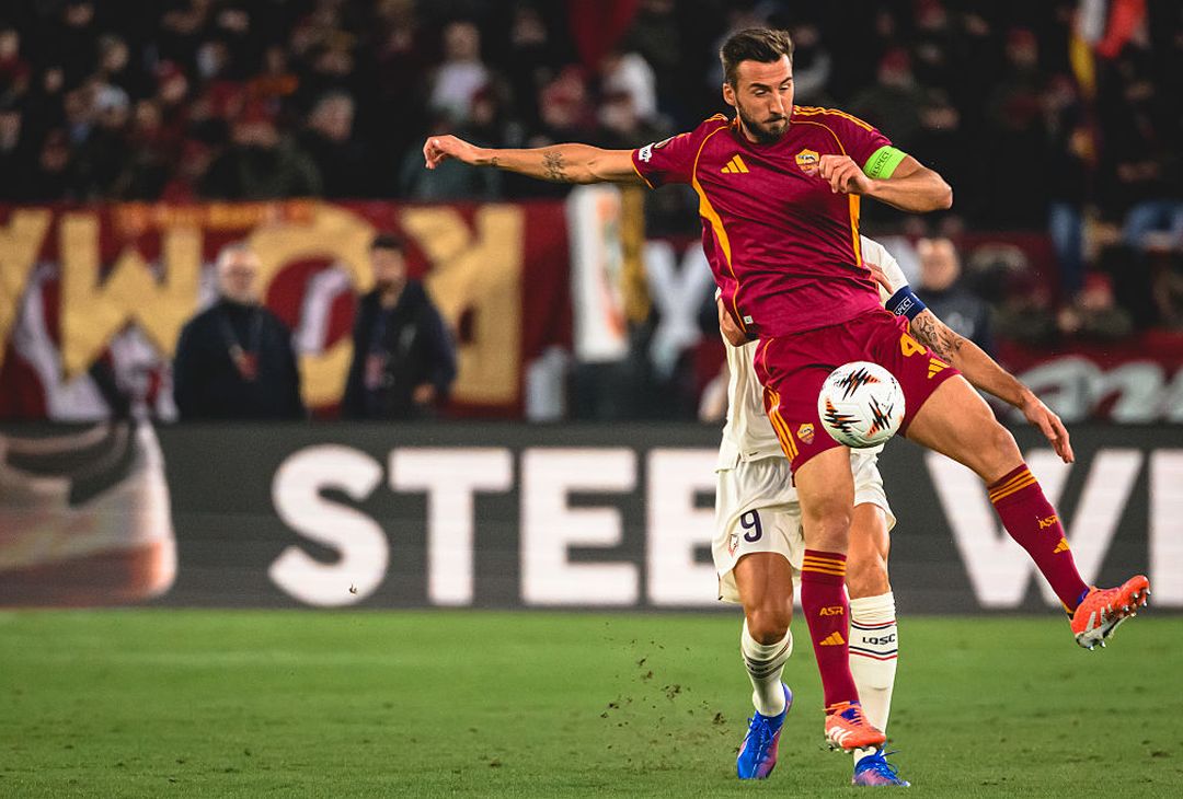 Roma-Lille 0-1 FOTO GALLERY - immagine 22