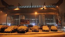 Derby Inter-Milan sotto la neve? Il rischio c’è. E l’ultima volta finì così
