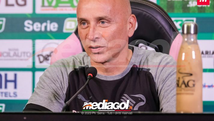 Corini: “Di Francesco domani ci sarà. Quando mancano cinque giocatori fai fatica…” Palermo calcio