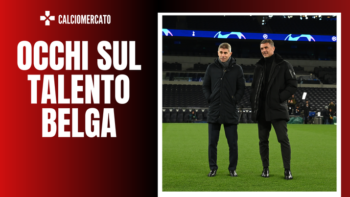 Paolo Maldini e Frederic Massara, dirigenti del Milan (getty images)