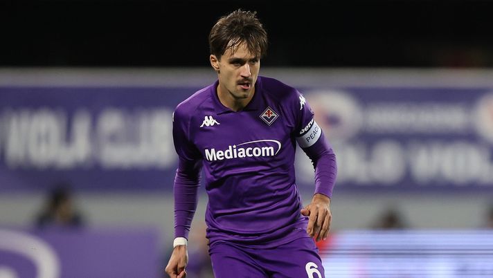 FLORENCE, ITALY - DECEMBER 1: Luca Ranieri of ACF Fiorentina in action during the Serie A match between Fiorentina and FC Internazionale at Stadio Artemio Franchi on December 1, 2024 in Florence, Italy. (Photo by Gabriele Maltinti/Getty Images) Ranieri