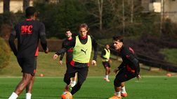 Oggi a Milanello, le foto: Leao, Fofana e Gimenez ancora a parte